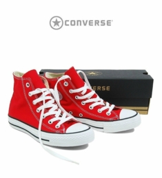 Красные высокие Converse