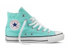 Мятные высокие Converse!