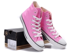 Розовые высокие Converse